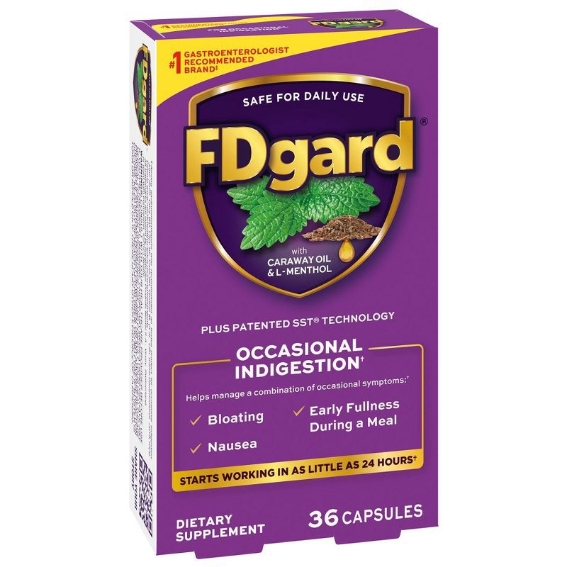 slide 2 of 7, FDgard Digestive Capsules - 36ct, 36 ct