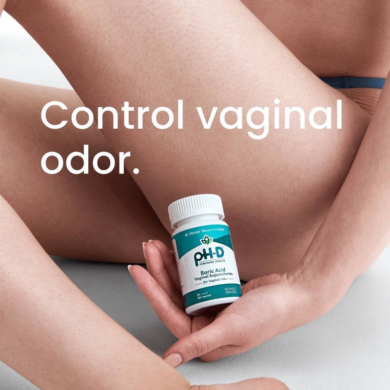 slide 6 of 8, pH-D Feminine Health Boric Acid Vaginal Suppositories - 36ct, 36 ct