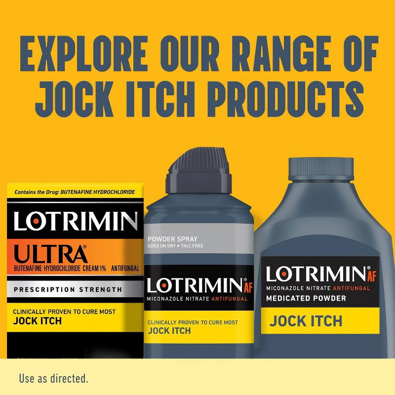slide 7 of 12, Lotrimin AF Jock Itch Antifungal Powder Spray - 4.6oz, 4.6 oz