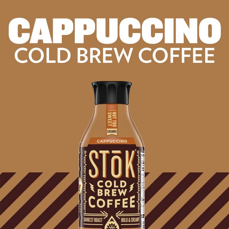 slide 3 of 13, SToK Cold Brew Cappuccino - 48oz, 48 oz