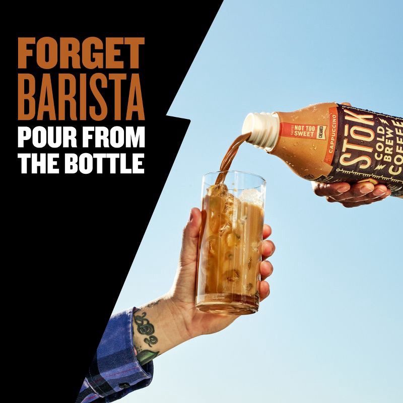 slide 4 of 13, SToK Cold Brew Cappuccino - 48oz, 48 oz