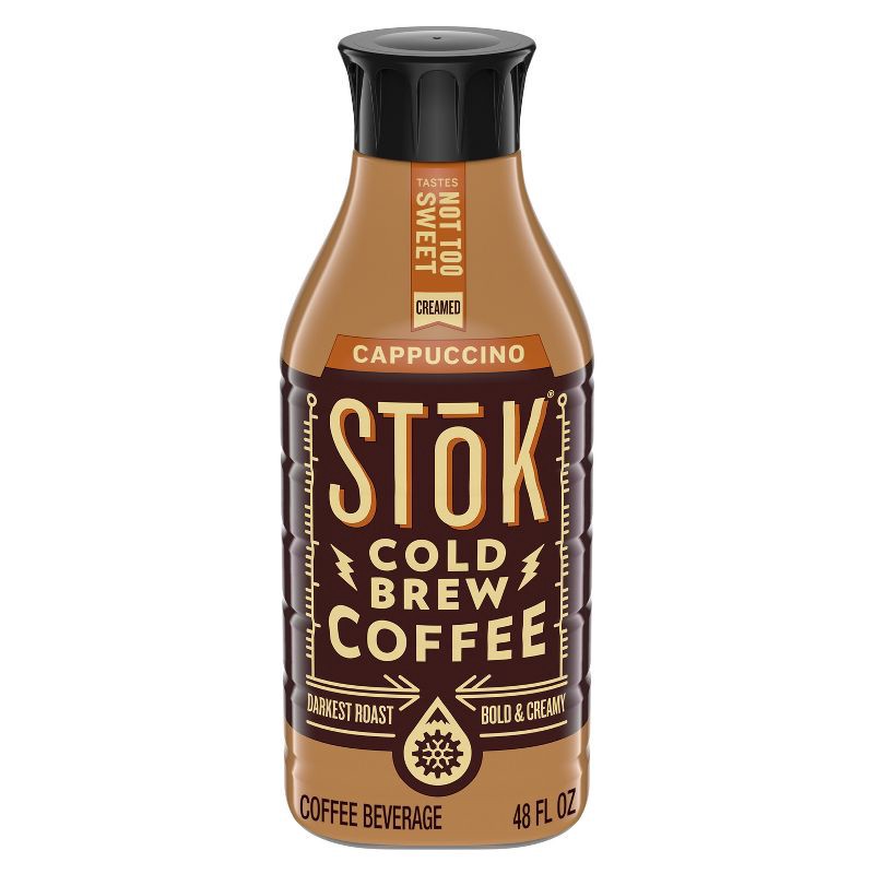 slide 1 of 10, SToK Cold Brew Cappuccino - 48oz, 48 oz