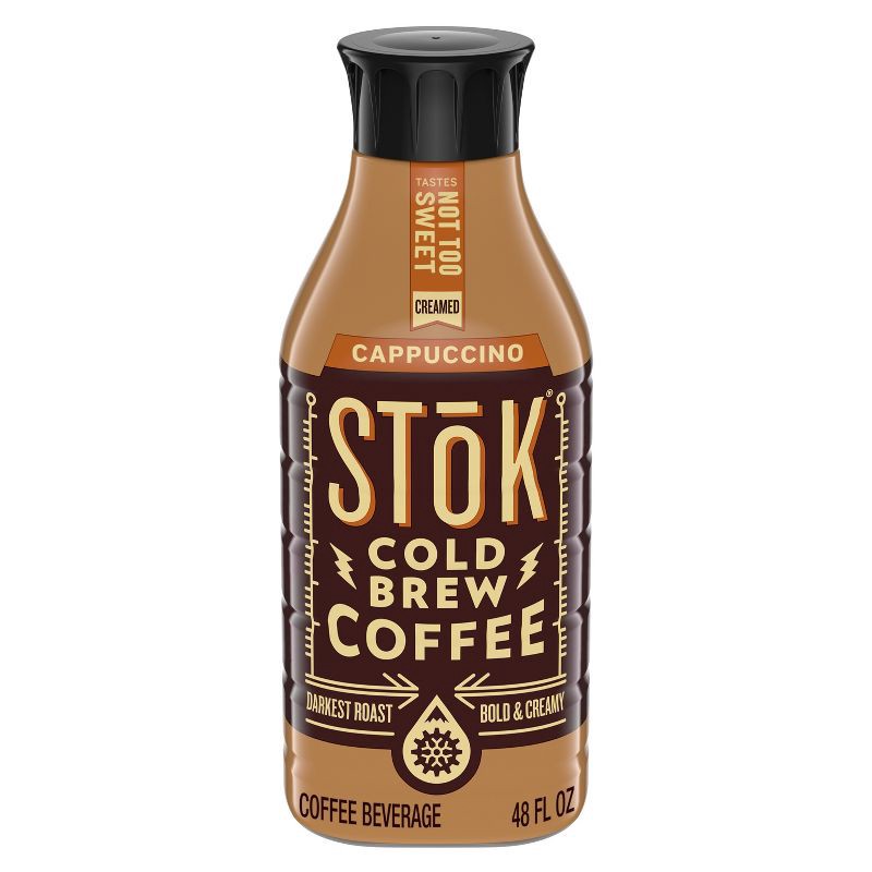 slide 1 of 13, SToK Cold Brew Cappuccino - 48oz, 48 oz