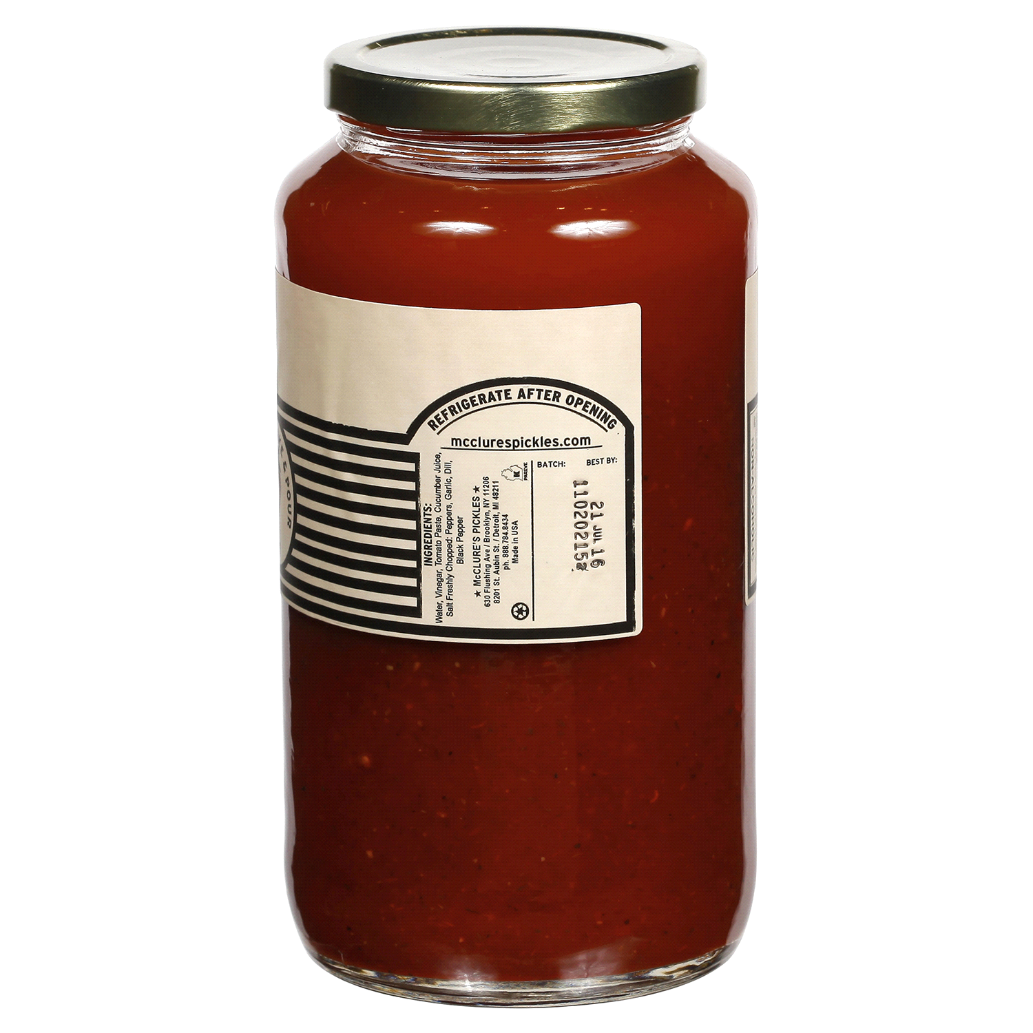 slide 3 of 3, McClure's Bloody Mary Mixer - 32 fl oz, 32 oz