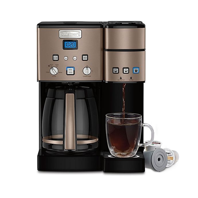 slide 1 of 1, Cuisinart Coffee Center Coffee Maker and Single Serve Brewer - Umber, 1 ct