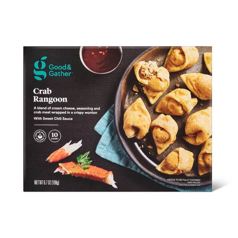 slide 1 of 3, Frozen Crab Rangoon - 6.7oz - Good & Gather™, 6.7 oz