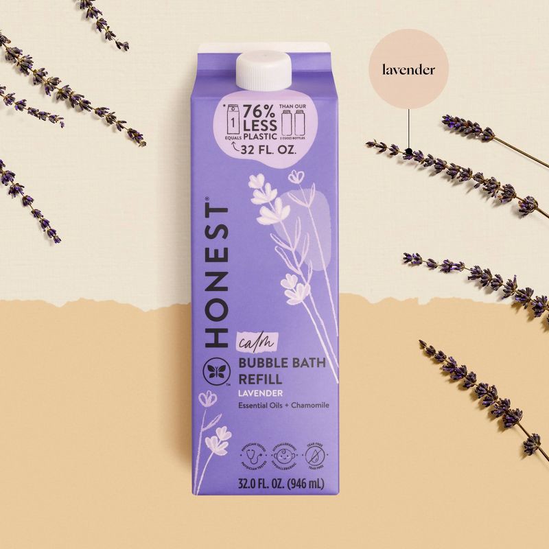 slide 5 of 11, The Honest Company Calm Bubble Bath Refill, Lavender - 32 fl oz, 32 fl oz