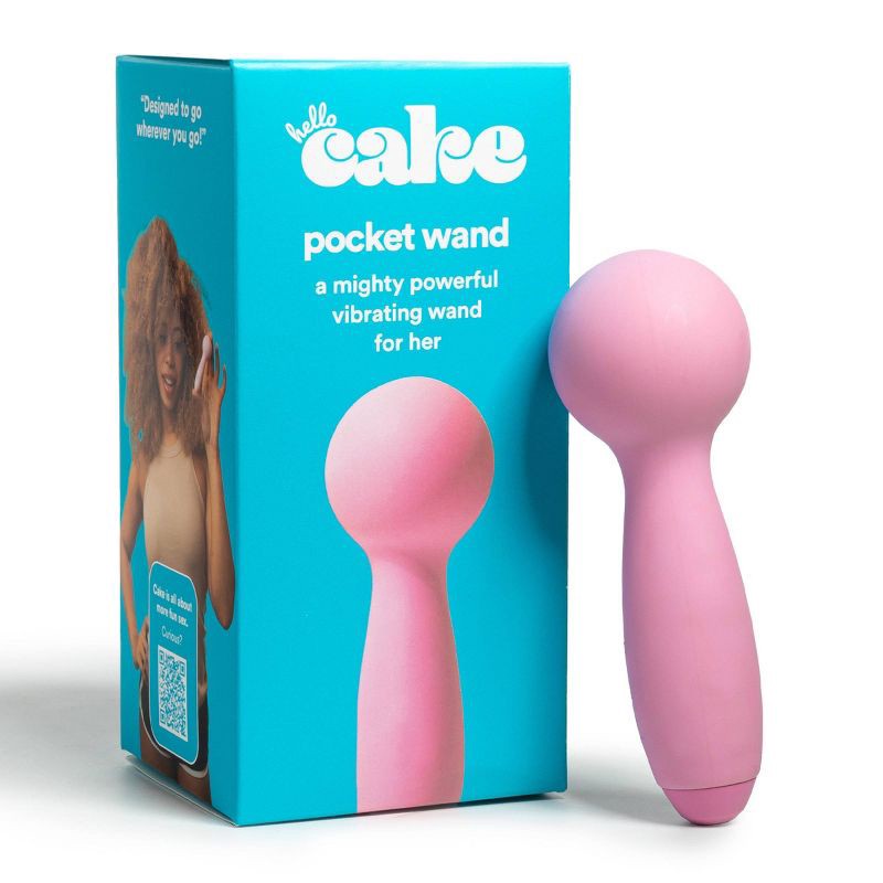 slide 1 of 11, Hello Cake Pocket Wand Mini Travel Vibrator, 1 ct