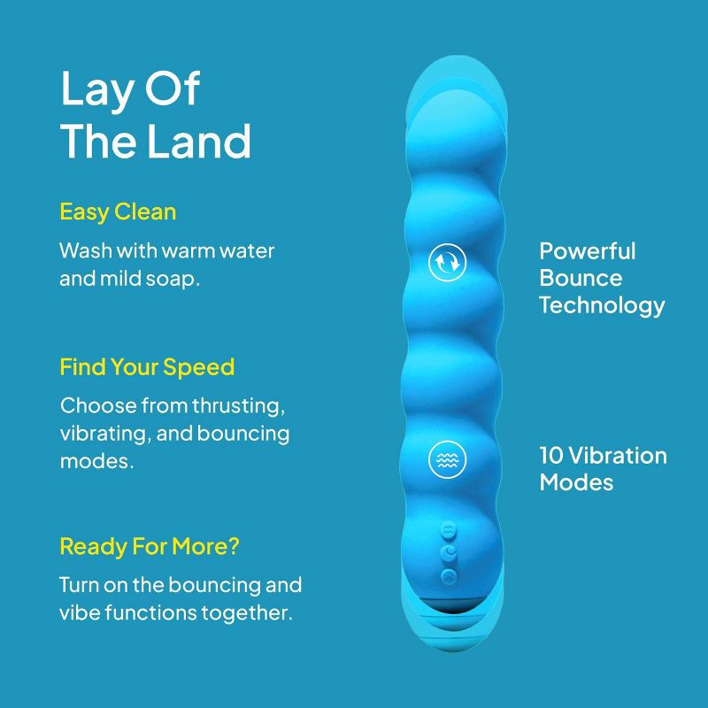 slide 5 of 10, Hello Cake Bounce Vibe Thrusting Vibrator, 1 ct