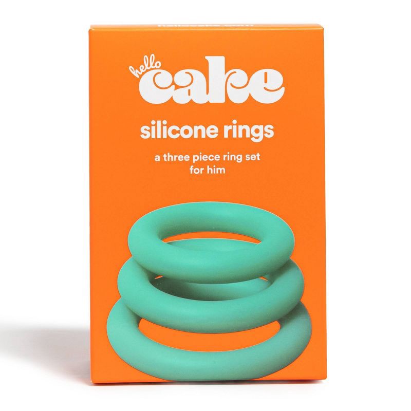slide 8 of 9, Hello Cake Silicone Rings Set of 3 C-Rings, 1 ct