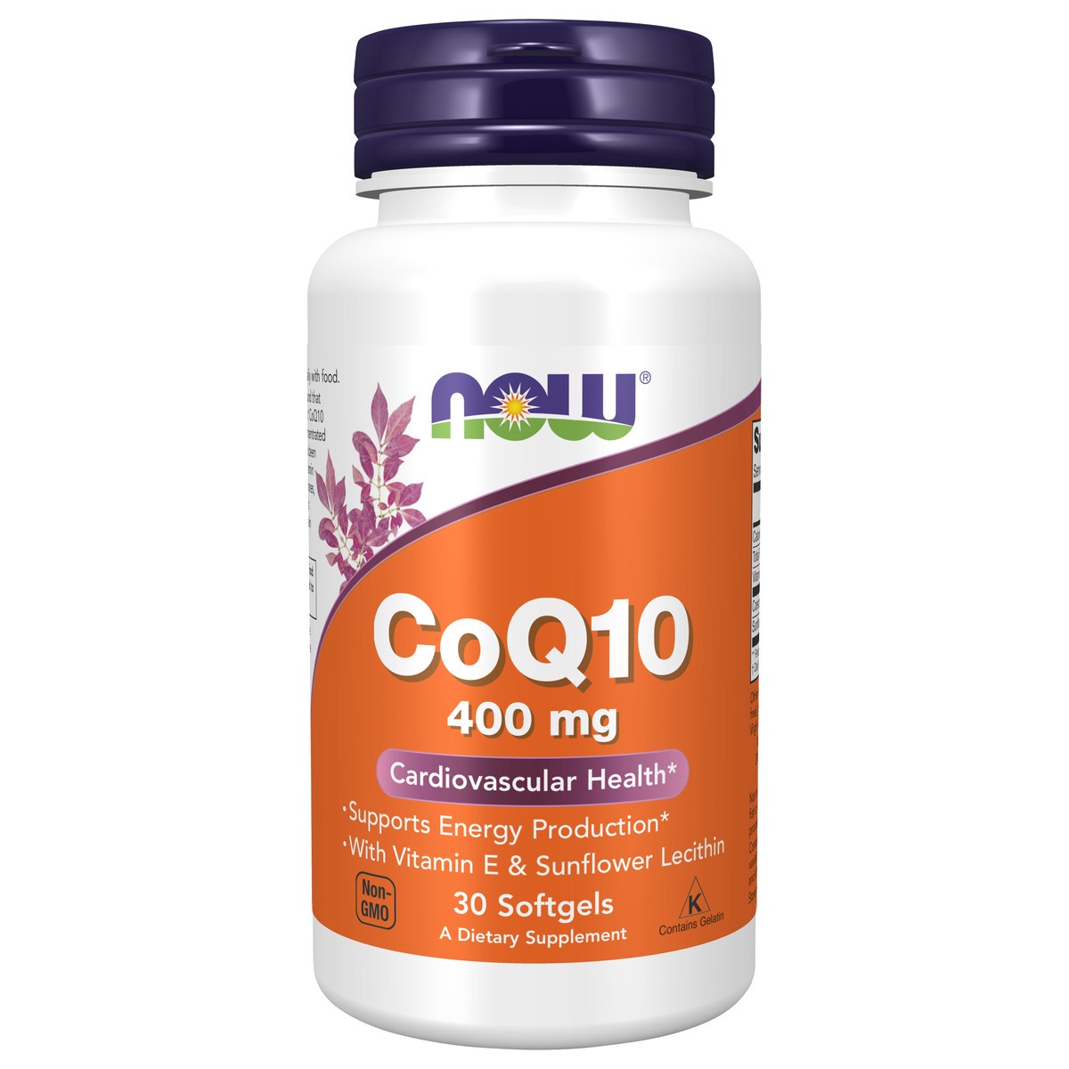 slide 1 of 4, NOW CoQ10 400 mg - 30 Softgels, 30 ct