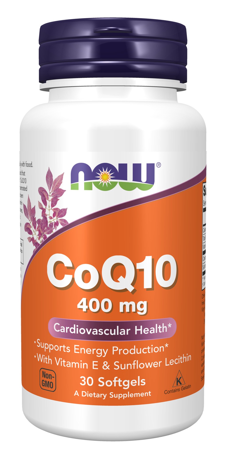 slide 1 of 4, NOW CoQ10 400 mg - 30 Softgels, 30 ct