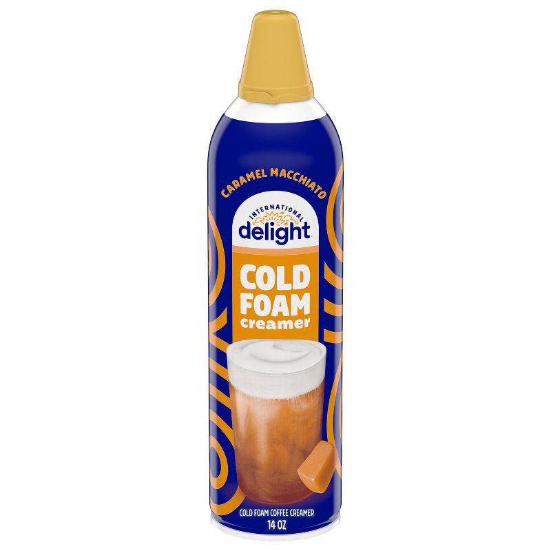 slide 1 of 17, International Delight Cold Foam Caramel Macchiato Coffee Creamer - 14oz, 14 oz