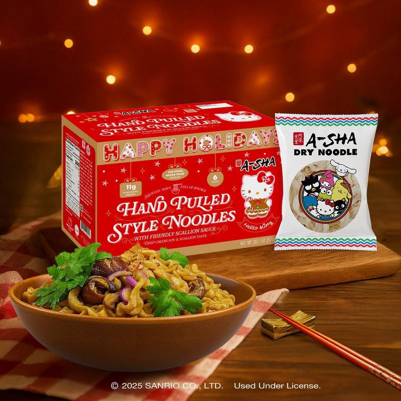 slide 6 of 6, A-Sha Foods USA A-SHA Hello Kitty Noodles - 6pk / 20.1oz, 6 ct, 20.1 oz