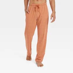 Men's Rusty Pointe Checkered Knit Pajama Pants - Goodfellow & Co™ Light Brown S
