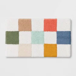 Checkered Kids' Bath Rug - Pillowfort™
