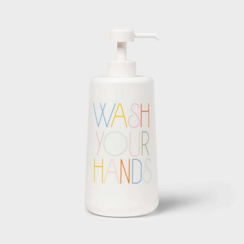 slide 1 of 3, Wash Your Hands Kids' Soap Dispenser - Pillowfort™, 1 ct
