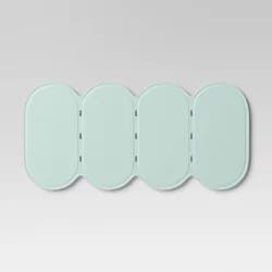 Kids' Bath Mat Bubble Teal - Pillowfort™: Midweight Circular Bath Rug for Kids Bathroom, 1'2"x2'4", Rubber Backing