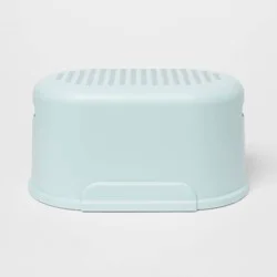 Kids' Single Step Stool Teal - Pillowfort™: Toddler Bathroom Stepping Stool, 150lb Capacity, No Assembly Required