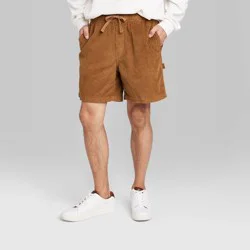 Men's 6.5" Regular Fit Pull-On Shorts - Original Use™ Brown XL