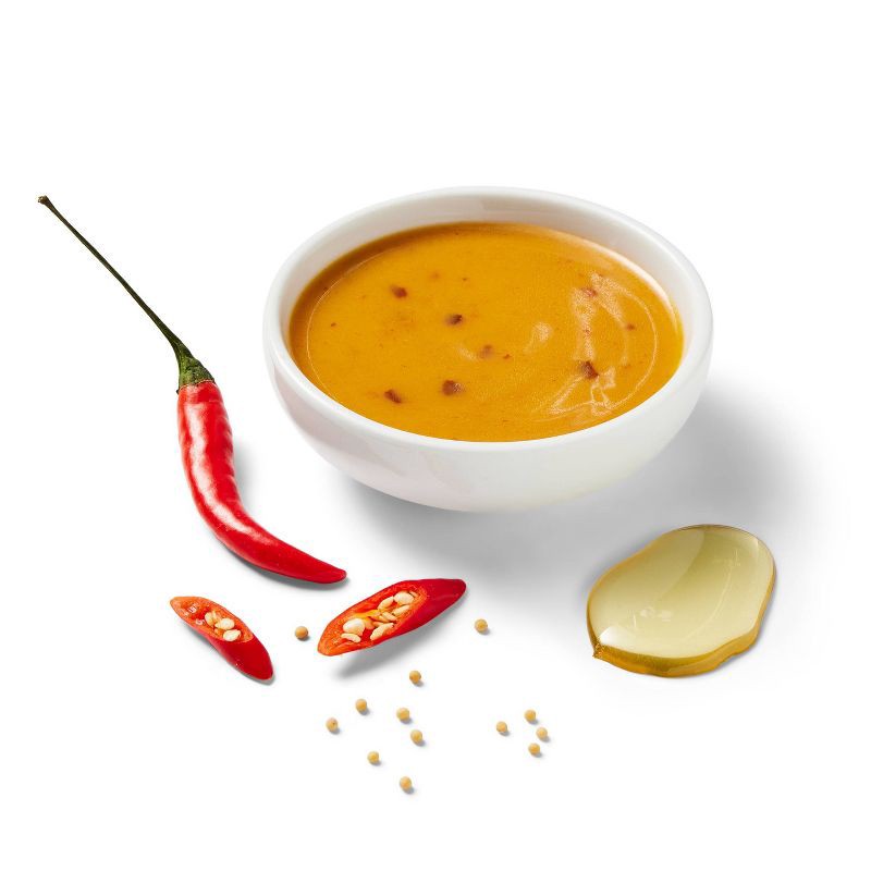 slide 3 of 5, Hot Honey Mustard Dressing - 11.8 fl oz - Good & Gather™, 11.8 fl oz