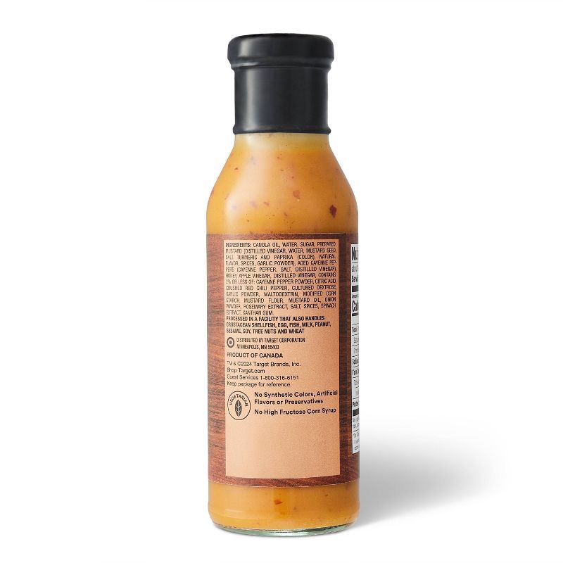 slide 4 of 5, Hot Honey Mustard Dressing - 11.8 fl oz - Good & Gather™, 11.8 fl oz