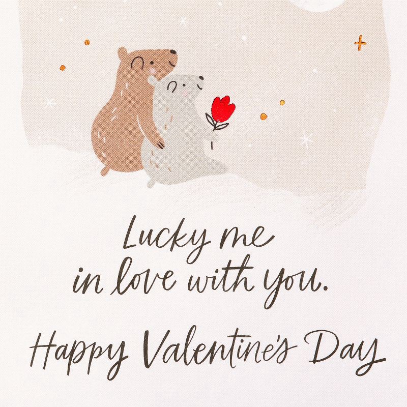 slide 3 of 5, Carlton Cards Bear Couple Valentine's Day Card for Partner, 1 ct