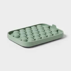 Silicone Sphere Ice Tray with Lid Green - Room Essentials™