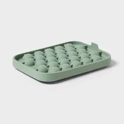 Silicone Sphere Ice Tray with Lid Green - Room Essentials™