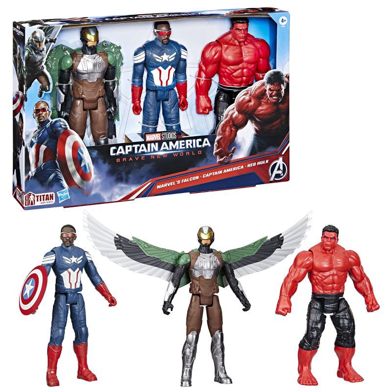 slide 2 of 5, Marvel Avengers Captain America: Brave New World Titan Hero Series Multipack, 1 ct