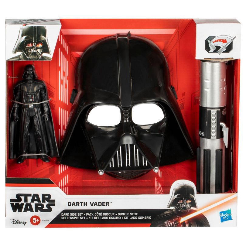 slide 2 of 13, Hasbro Star Wars Darth Vader Action Figure with Role Play Mask, Science Fiction Toy for Ages 5+, 1 ct