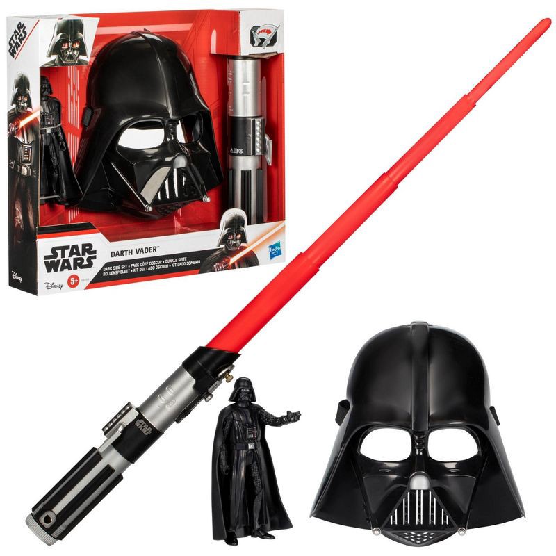 slide 4 of 13, Hasbro Star Wars Darth Vader Action Figure with Role Play Mask, Science Fiction Toy for Ages 5+, 1 ct