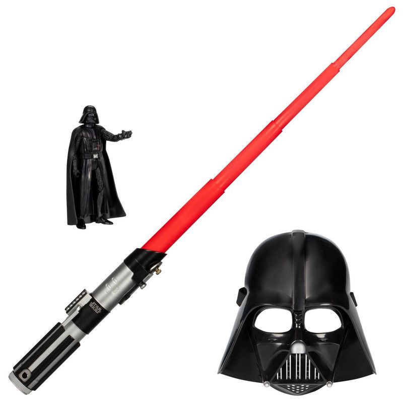 slide 1 of 13, Hasbro Star Wars Darth Vader Action Figure with Role Play Mask, Science Fiction Toy for Ages 5+, 1 ct