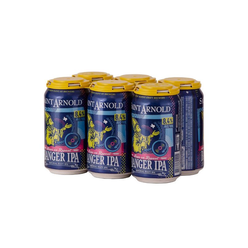 slide 2 of 3, Saint Arnold Brewing Banger Imperial Hazy IPA - 6pk/12 fl oz Cans, 6 ct; 12 fl oz