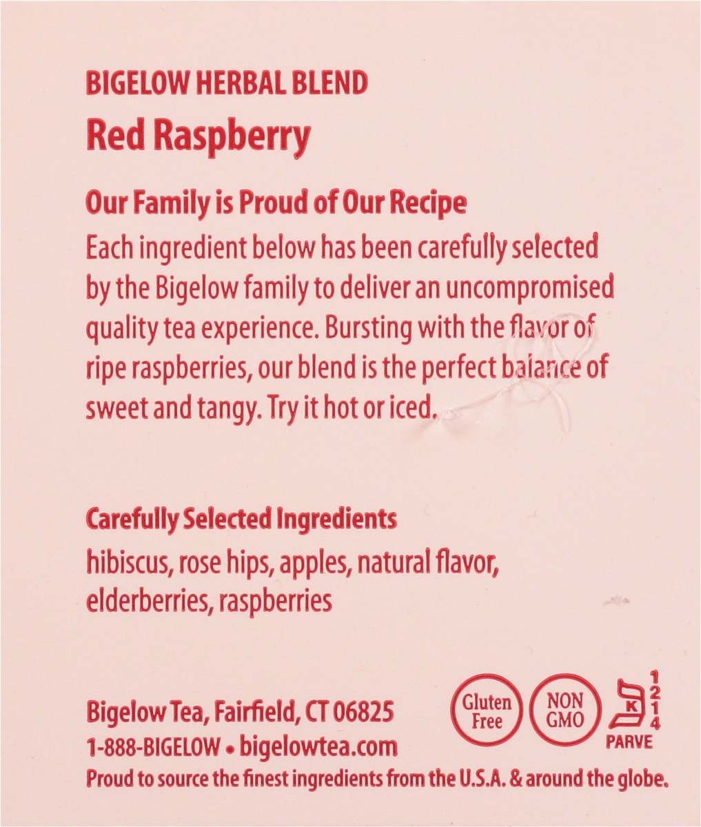 slide 8 of 13, Bigelow Tea Raspberry Herb - 20 ct, 20 ct