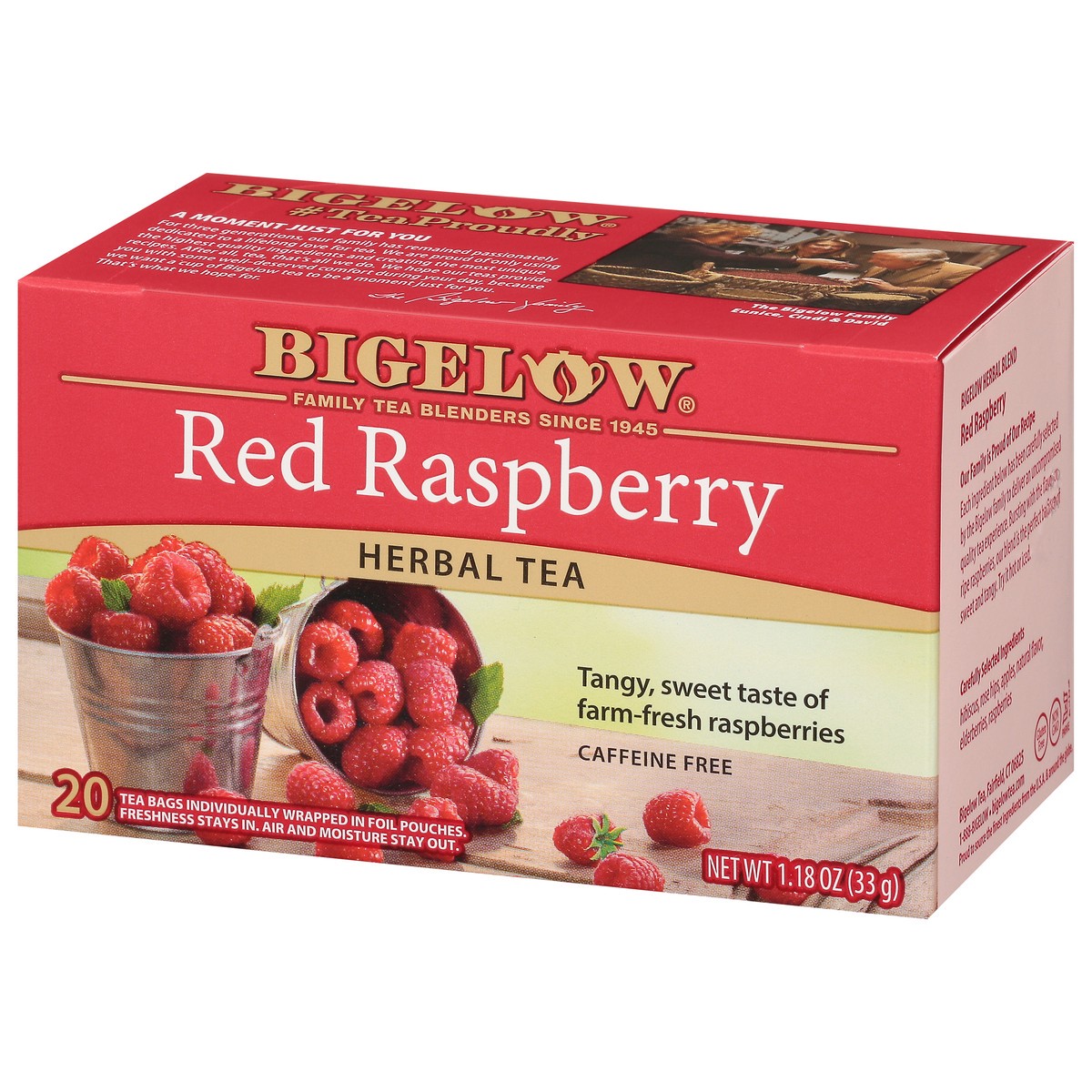 slide 4 of 13, Bigelow Tea Raspberry Herb - 20 ct, 20 ct