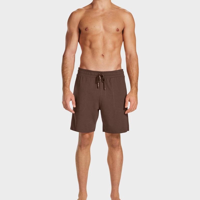 slide 2 of 5, Pair of Thieves Men's Super Soft Lounge Pajama Shorts - Dark Brown M, 1 ct