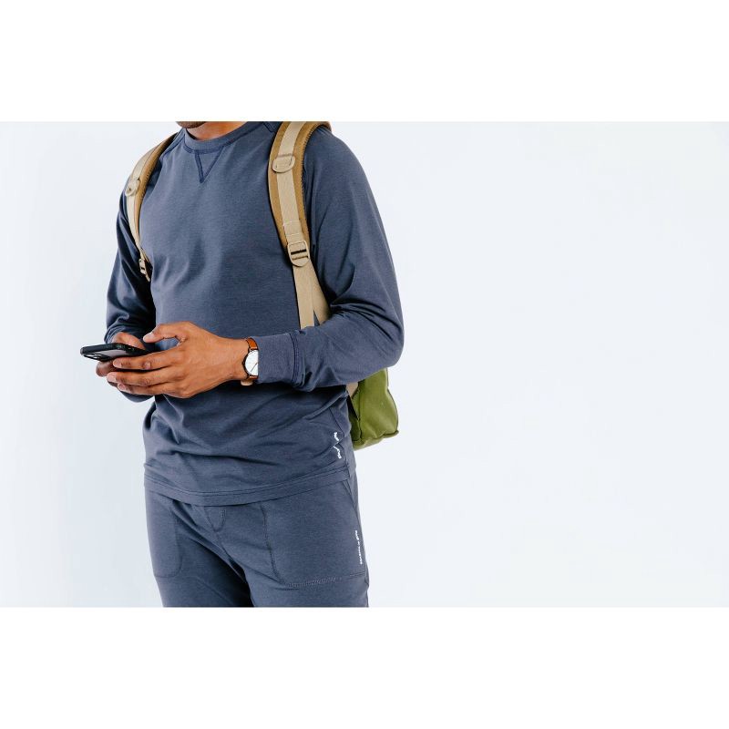 slide 5 of 12, Pair of Thieves Men's Super Soft Pajama Pants - Denim Blue M: Midweight Jersey, Adjustable Waistband, 1 ct