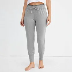 Jockey Generation™ Women's Soft Touch Luxe Jogger Pajama Pants - Gray S: Relaxed Fit, Mid Rise, Knit Jersey, Ankle Length