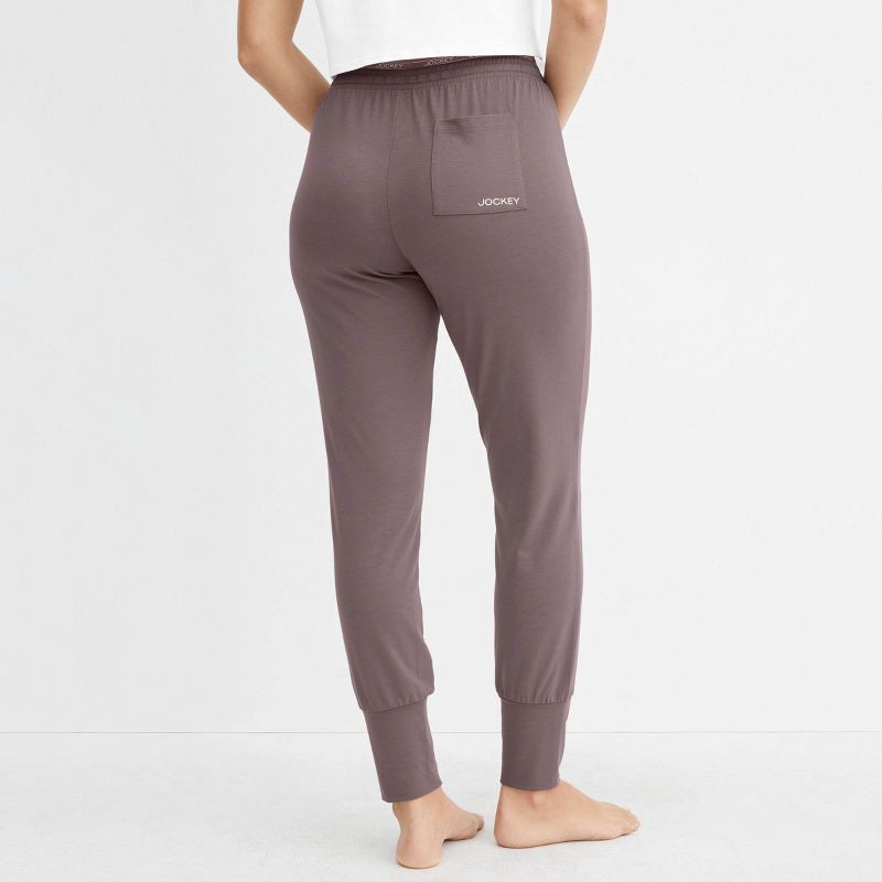 slide 2 of 3, Jockey Generation™ Women's Soft Touch Luxe Jogger Pajama Pants - Twilight Sand L: Relaxed Fit, Mid Rise, Knit, 1 ct
