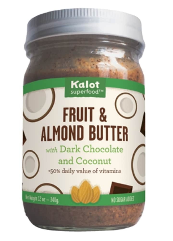 slide 1 of 1, Kalot Superfood Fruit & Almond Butter 12 oz, 12 oz