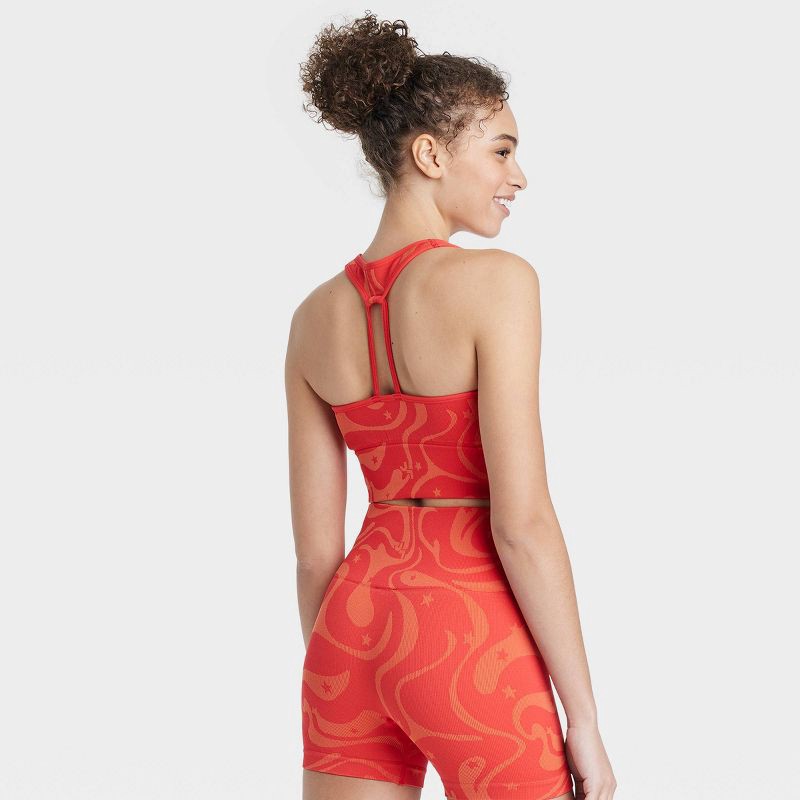 Women's Seamless Racerback Bra - JoyLab™ Red XS