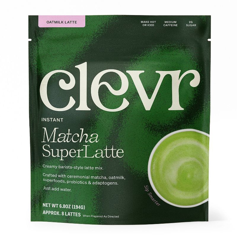 slide 1 of 5, Clevr Blends Clevr Matcha Superlatte - 6.8oz, 6.8 oz