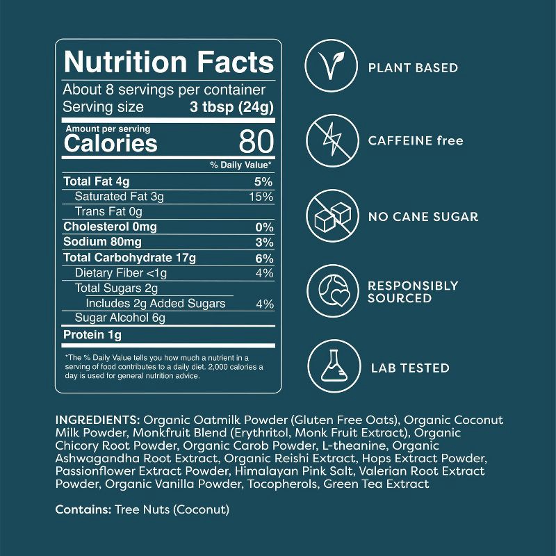 slide 5 of 5, Clevr Blends Clevr Sleeptime Superlatte - 6.8oz, 6.8 oz