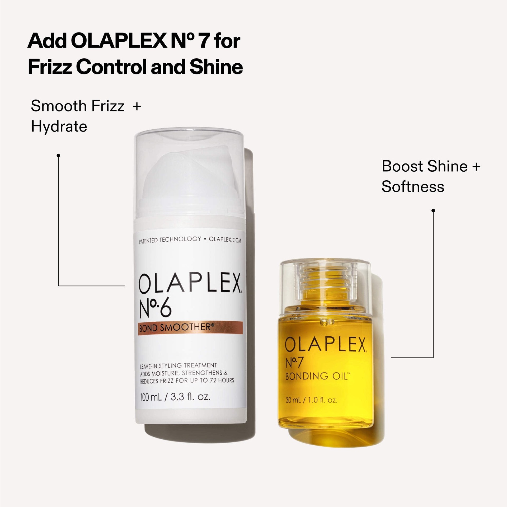 slide 6 of 9, Olaplex No. 6 Bond Smoother Frizz Control Styling Hair Cream 3.3 oz/ 100 mL,