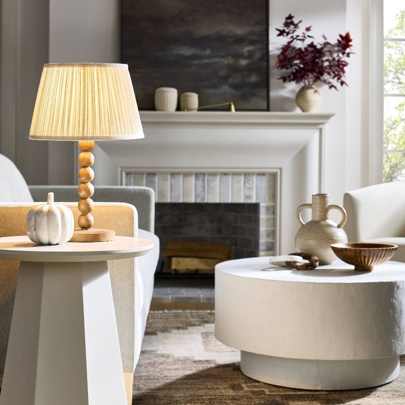 slide 2 of 6, Threshold designed w/Studio McGee Turned Wood Stick Lamp Base Brown - Threshold™ designed with Studio McGee, 1 ct