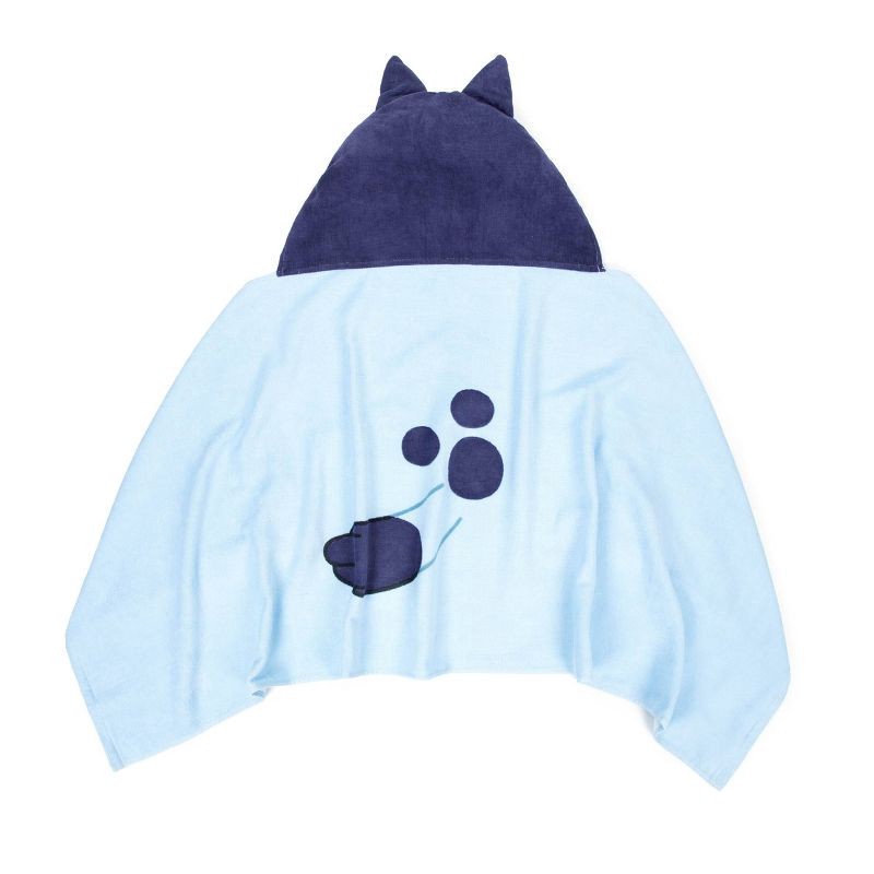 slide 4 of 5, Bluey Kids' Hooded Towel, 1 ct