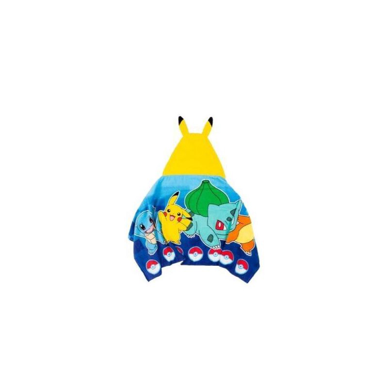 slide 3 of 5, Pokemon Kids' Hooded Towel, 1 ct