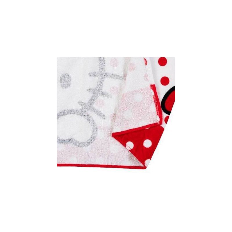slide 5 of 5, Hello Kitty Kids' Hooded Towel, 1 ct