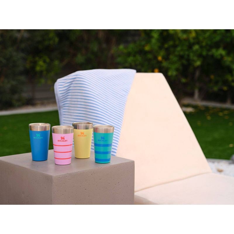 slide 3 of 3, Stanley 16 oz Stainless Steel Stacking Pint Sunshine, 16 oz